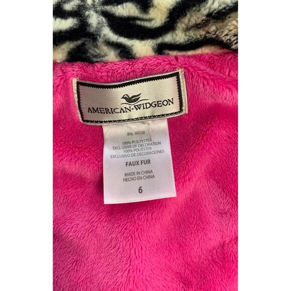American Widgeon Faux Fur Coat Size 6 - Picture 4 of 6